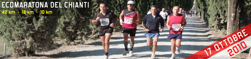 Adriano Pinamonti vince la IV^ Ecomaratona del Chianti in 2h e 59’