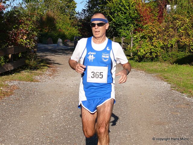 Klaus alla mezza di Simssee nella Baviera