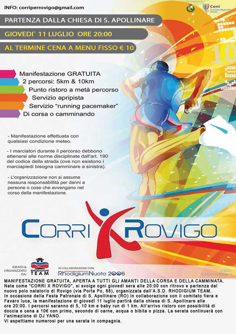 Corri per Rovigo