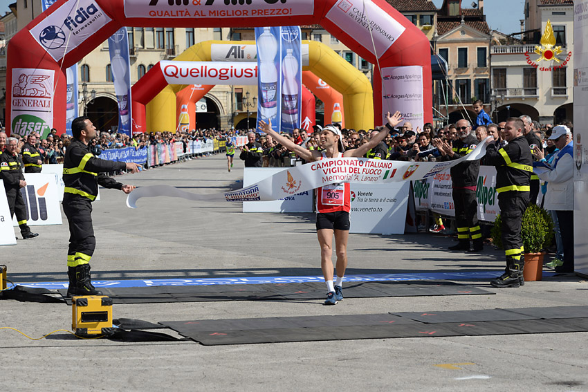 Michele Bedin Campione Italiano VVF di Maratona