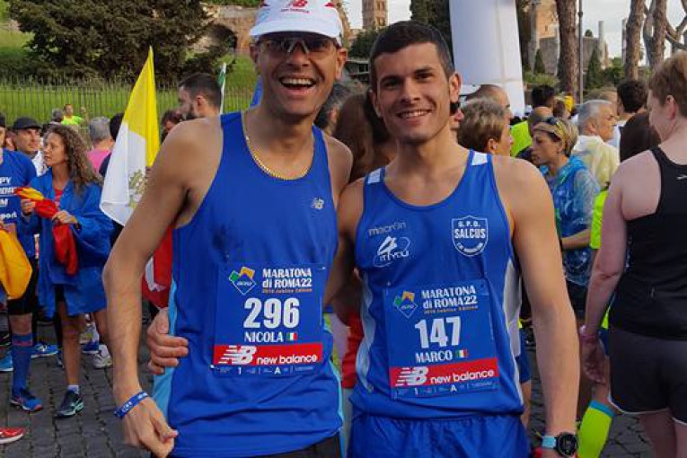 Salcus ‘capitale’ alla maratona della ‘Città Eterna’