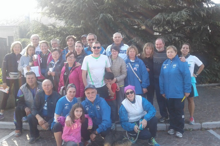 I camminatori tra la 'Stracastelo' e Meledo